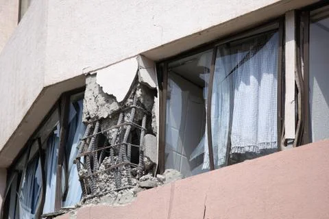 Chile Earthquake damage Stock Photos