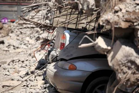 Chile Earthquake Damage Stock Photos