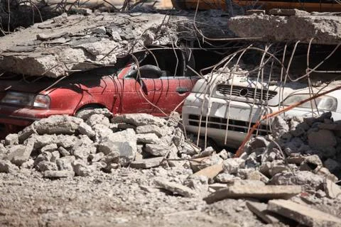 Chile Earthquake Damage Stock Photos
