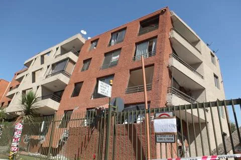Chile Earthquake Damage Stock Photos