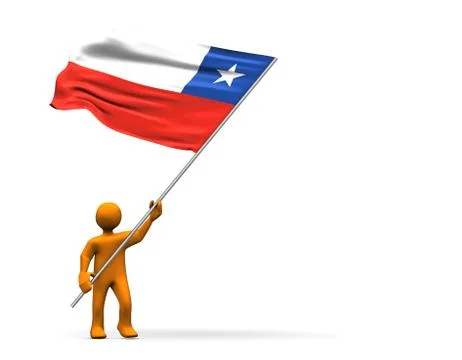 Chile fan Stock Illustration