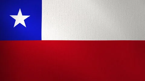 The Chile flag flutters in the wind. Stock Footage 330246771