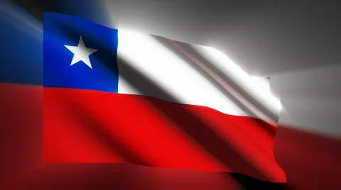 Chile Flag Stock Footage 872892