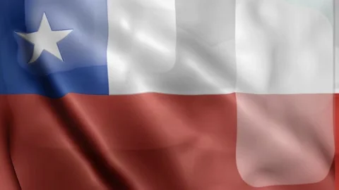 Chile Flag Stock Footage 133775254