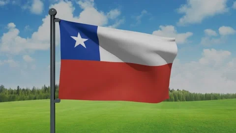 Chile Flag Stock Footage 151862106