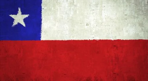 Chile Flag Stock Illustration
