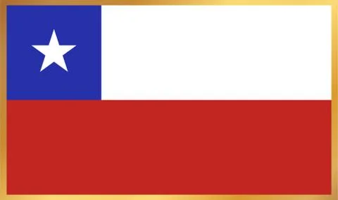 Chile Flag Illustration Stock Illustration