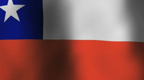 Chile Flag Loop Stock Footage 285416