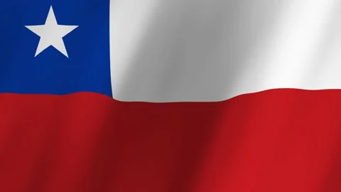 Chile flag waving animation Stock Footage 220388180