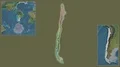 Chile framed and extracted. Topographic 4k or 4k+ Resolution