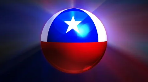 Chile Globe Stock Footage 771095