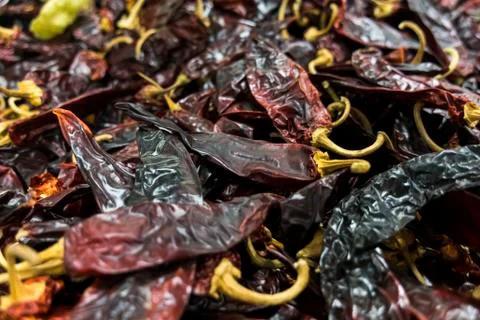 Chile guajillo background Foto stock