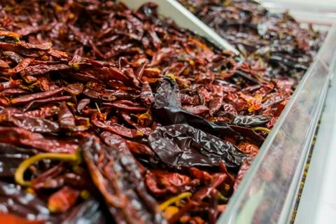 Chile guajillo background Stock Photos