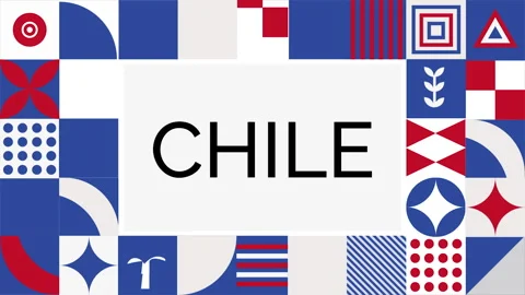 Chile Independence Day typography animation with Chile flag animated 4k video. Stock Footage 280163549