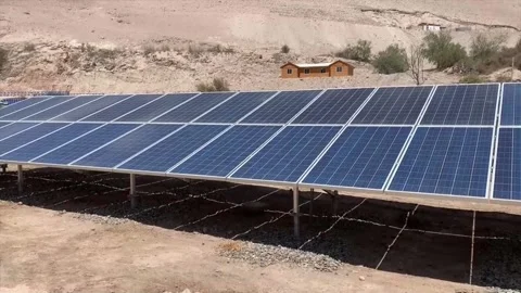 Chile leads in renewable energy generation but wastes most of it, SANTIAGO, CL - 스톡 동영상 303500512
