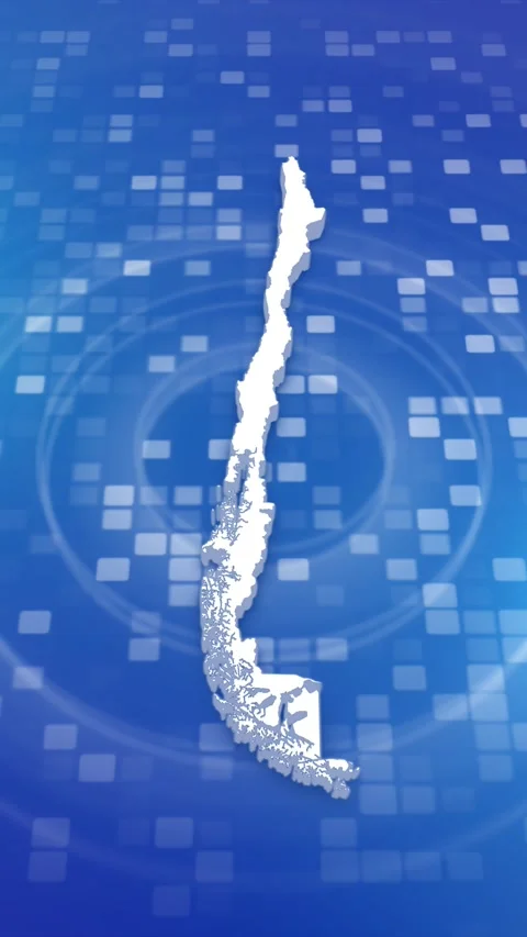 Chile Map Intro Stock Footage 259979283