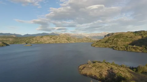 Chile Mountains - Aerial View Stock Footage 68675556