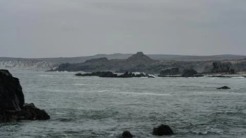 Chile ocean wild view Stock Photos