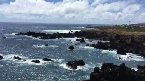 Chile - Rapa Nui / Easter Island - #11 - Coast 库存影片 160006240