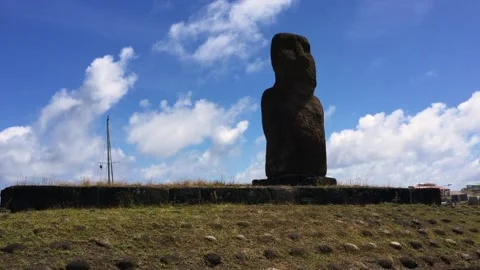 Chile - Rapa Nui / Easter Island - #4 - Moai / Te Ata Hero Stock Footage 160007299