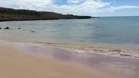 Chile - Rapa Nui / Easter Island - #50 - Anakena Beach Stock Footage 160007394