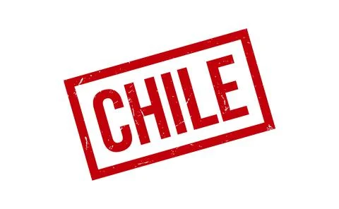 Chile Rubber Stamp Seal Vector Stock Illustration