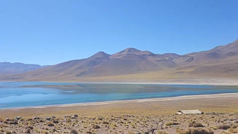 Chile, San Pedro de Atacama – Lagunas Miscanti, Miñiques [8K] Stockbeeldmateriaal 331541453