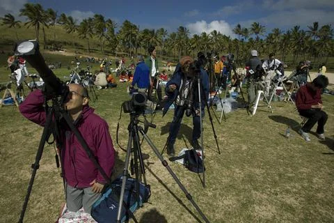 Chile Solar Eclipse - Jul 2010 Fotos Stock