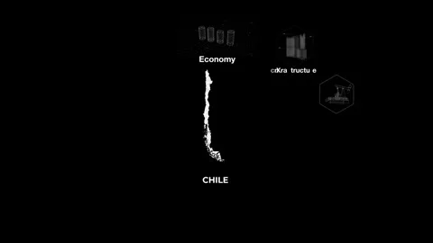 Chile technology map with animated charts Stock Footage 340971213