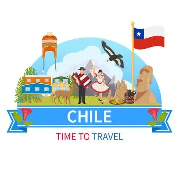 Chile Vector Composition イラスト素材