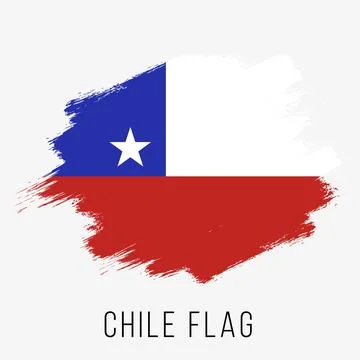 Chile Vector Flag. Chile Flag for Independence Day. Grunge Chile Flag Stock Illustration