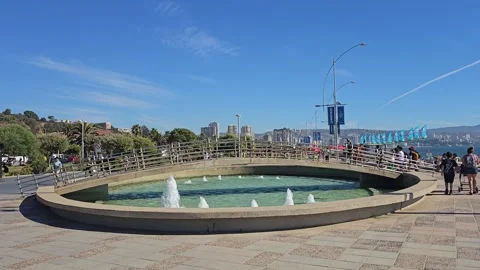 Chile, Viña del Mar – Concón, Reñaca, Coastal Walk [8K] Vídeos de archivo 331545409