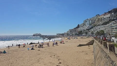 Chile, Viña del Mar – Concón, Reñaca, Coastal Walk [8K] 스톡 동영상 331546053