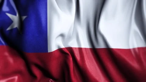 Chile WAVING FLAG Stock Footage 323942510