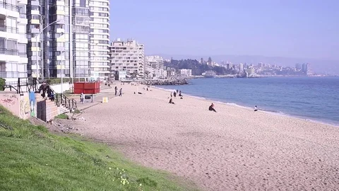 Chilean beach Stock Footage 77045488
