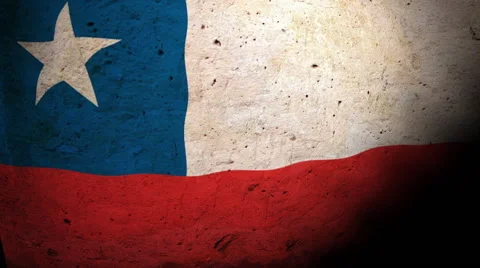 Chilean Flag Background Stock Footage 40379612