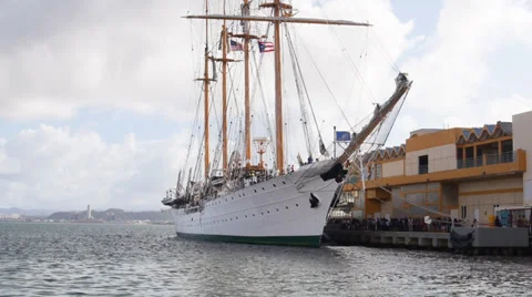 Chilean navy training ship esmeralda 2 Stock Footage 33474093