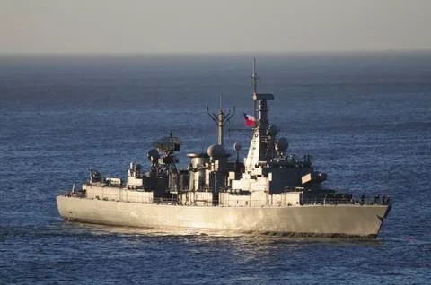 Chilean War Ship Stock Photos