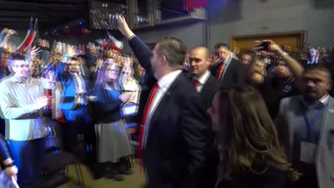 Chile's far-right Kaiser declares candidacy, sparks controversy with dictatorshi Stock Footage 312974209