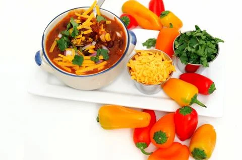 Chili beans Stock Photos