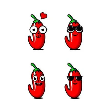CHILI CARTOON Stock Illustration