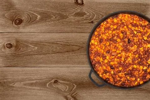 Chili On Dark Background Foto stock