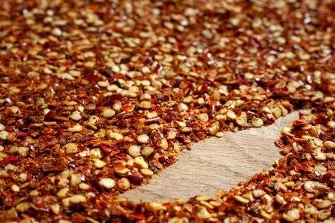 Chili Flake Chili Pattern Background Angle Stock Photos