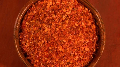 Chili Flakes Rotation 5 Video stock 122946089