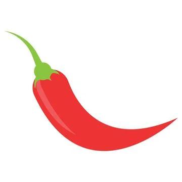 Chili icon vector Stock Illustration