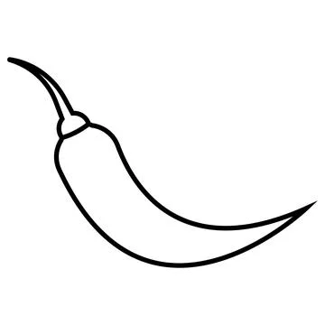 Chili icon vector Stock Illustration