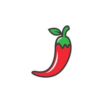 Chili icon vector illustration design Stock Illustration