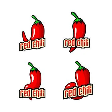 CHILI Illustrazione stock