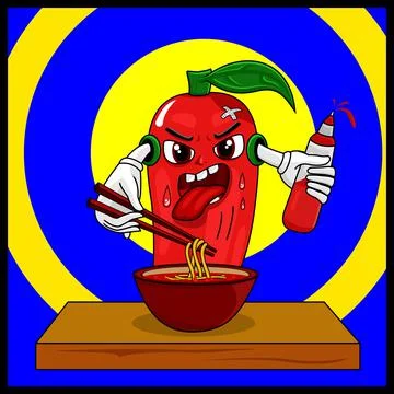 Chili ilustration vector Stock Illustration