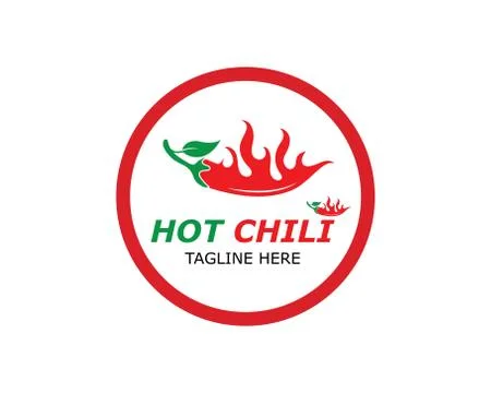Chili logo vector template design Stock Illustration